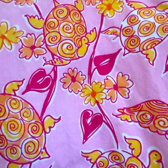 NWT Lilly Pulitzer size 8 sunset pink turtle soup - Picture 3 of 5